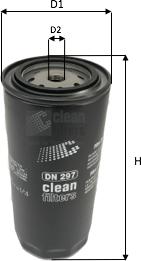 Clean Filters DN 297 - Паливний фільтр autozip.com.ua