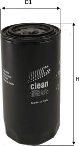 Clean Filters DO1843 - Масляний фільтр autozip.com.ua