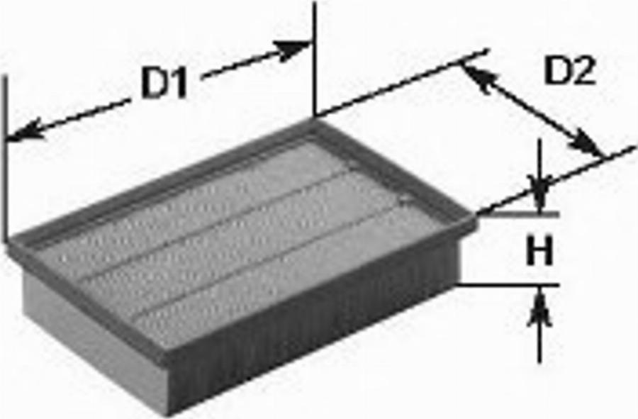 Clean Filters MA1015 - Повітряний фільтр autozip.com.ua