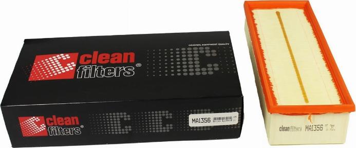 Clean Filters MA1356 - Повітряний фільтр autozip.com.ua