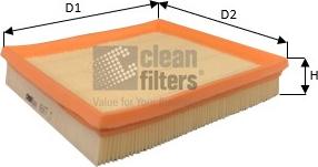 Clean Filters MA3477 - Повітряний фільтр autozip.com.ua