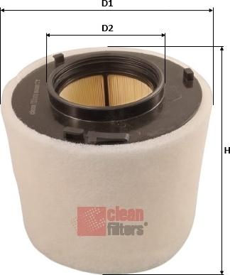 Clean Filters MA3501 - Повітряний фільтр autozip.com.ua