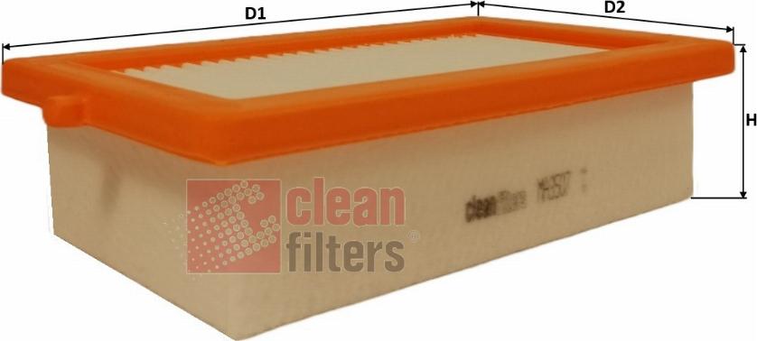 Clean Filters MA3507 - Повітряний фільтр autozip.com.ua