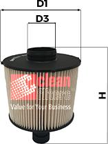 Clean Filters MG3611 - Паливний фільтр autozip.com.ua