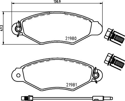 Cobreq N-446 - Гальмівні колодки, дискові гальма autozip.com.ua