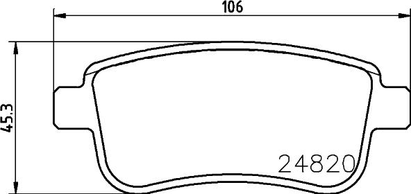 Cobreq N-455 - Гальмівні колодки, дискові гальма autozip.com.ua