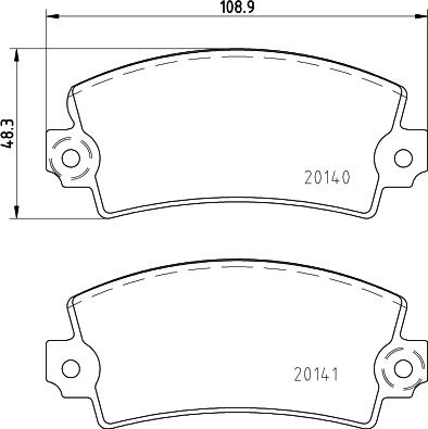 Cobreq N-402 - Гальмівні колодки, дискові гальма autozip.com.ua