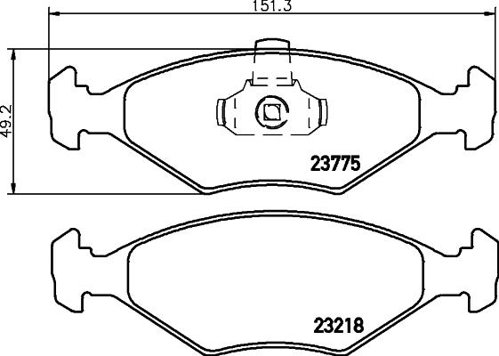 Cobreq N-595 - Гальмівні колодки, дискові гальма autozip.com.ua