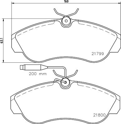 Cobreq N-555 - Гальмівні колодки, дискові гальма autozip.com.ua