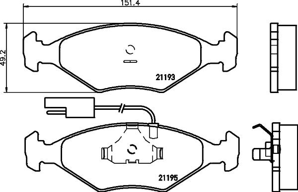 Cobreq N-506 - Гальмівні колодки, дискові гальма autozip.com.ua