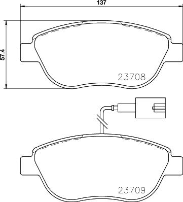 Cobreq N-582 - Гальмівні колодки, дискові гальма autozip.com.ua