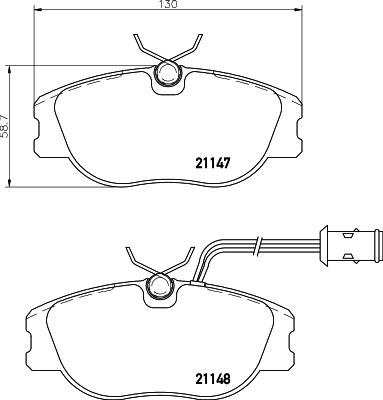 Cobreq N-605 - Гальмівні колодки, дискові гальма autozip.com.ua