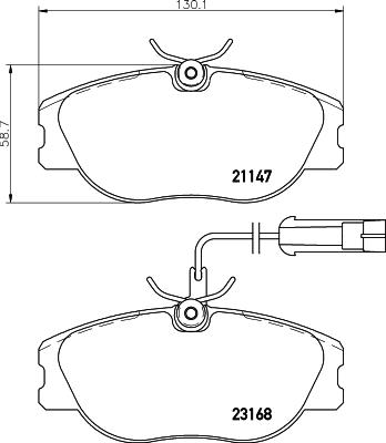 Cobreq N-607 - Гальмівні колодки, дискові гальма autozip.com.ua