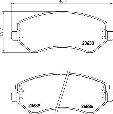 Cobreq N-1441 - Гальмівні колодки, дискові гальма autozip.com.ua