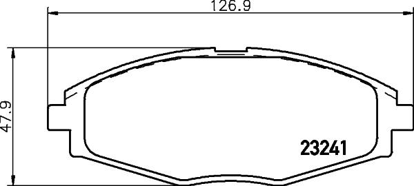 Cobreq N-1464 - Гальмівні колодки, дискові гальма autozip.com.ua