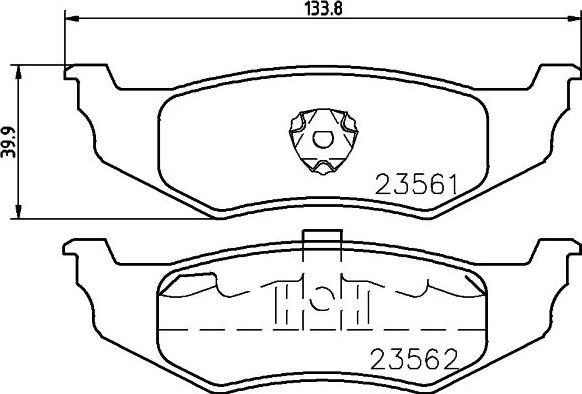 Cobreq N-1413 - Гальмівні колодки, дискові гальма autozip.com.ua