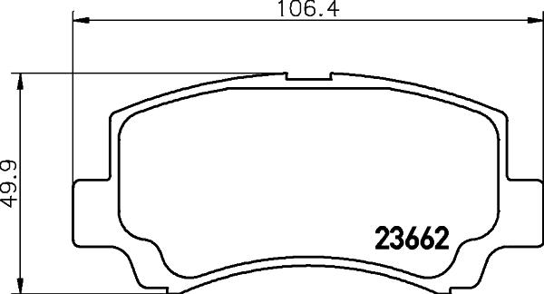 Cobreq N-1486 - Гальмівні колодки, дискові гальма autozip.com.ua