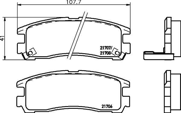 Cobreq N-1487 - Гальмівні колодки, дискові гальма autozip.com.ua