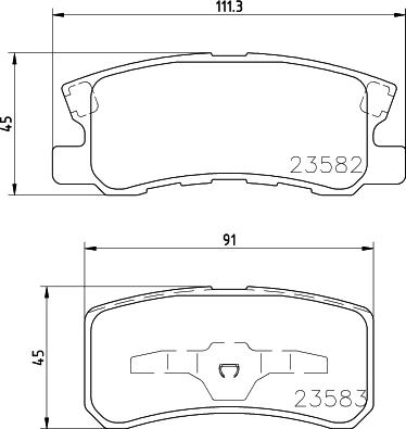 Cobreq N-1470 - Гальмівні колодки, дискові гальма autozip.com.ua