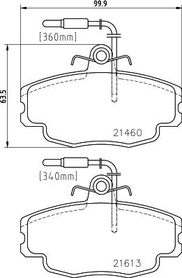 Cobreq N-1153 - Гальмівні колодки, дискові гальма autozip.com.ua