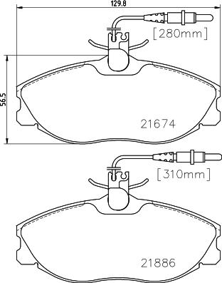 Cobreq N-1167 - Гальмівні колодки, дискові гальма autozip.com.ua