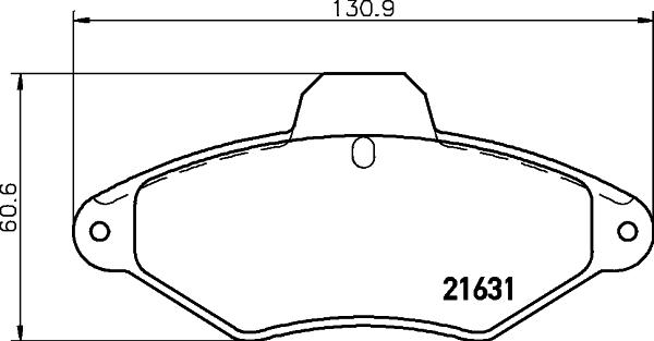 Cobreq N-1102 - Гальмівні колодки, дискові гальма autozip.com.ua