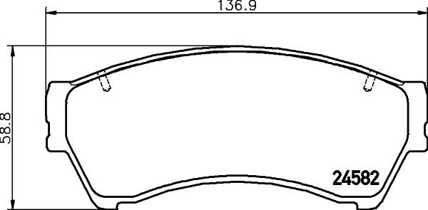 Cobreq N-185 - Гальмівні колодки, дискові гальма autozip.com.ua