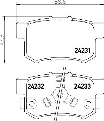 Cobreq N-1393 - Гальмівні колодки, дискові гальма autozip.com.ua