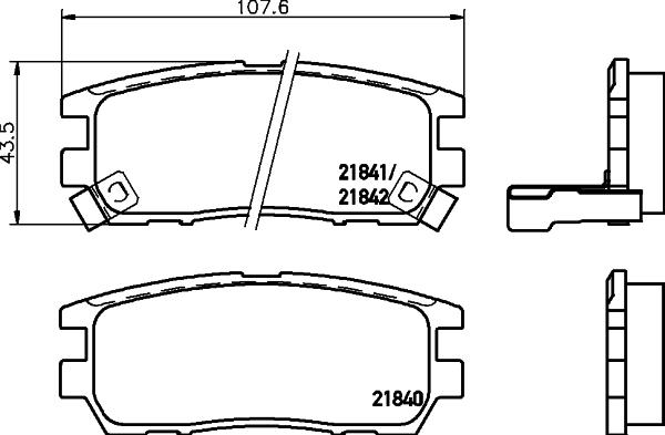 Cobreq N-1340 - Гальмівні колодки, дискові гальма autozip.com.ua