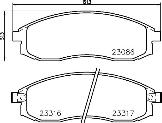 Cobreq N-1347 - Гальмівні колодки, дискові гальма autozip.com.ua