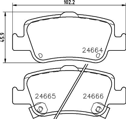 Cobreq N-1368 - Гальмівні колодки, дискові гальма autozip.com.ua