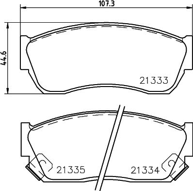 Cobreq N-1306 - Гальмівні колодки, дискові гальма autozip.com.ua