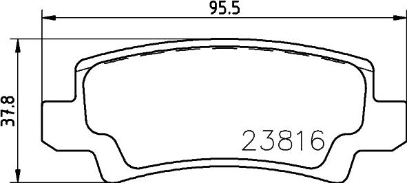 Cobreq N-1334 - Гальмівні колодки, дискові гальма autozip.com.ua