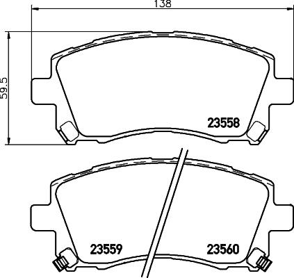 Cobreq N-1335 - Гальмівні колодки, дискові гальма autozip.com.ua