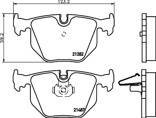 Cobreq N-1262 - Гальмівні колодки, дискові гальма autozip.com.ua