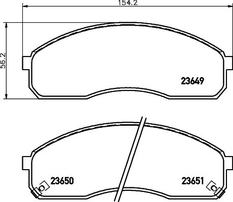 Cobreq N-1204 - Гальмівні колодки, дискові гальма autozip.com.ua