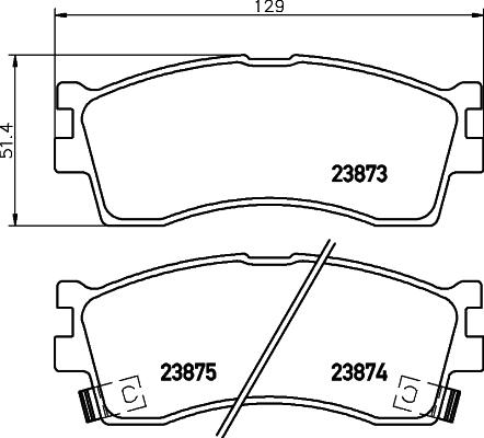 Cobreq N-1228 - Гальмівні колодки, дискові гальма autozip.com.ua