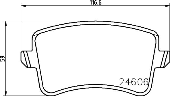 Cobreq N-1741 - Гальмівні колодки, дискові гальма autozip.com.ua