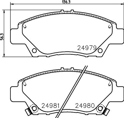 Cobreq N-1767 - Гальмівні колодки, дискові гальма autozip.com.ua