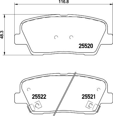 Cobreq N-1704 - Гальмівні колодки, дискові гальма autozip.com.ua