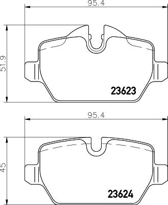 Cobreq N-1726 - Гальмівні колодки, дискові гальма autozip.com.ua