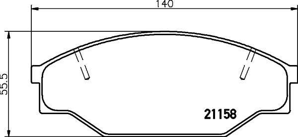 Cobreq N-847 - Гальмівні колодки, дискові гальма autozip.com.ua