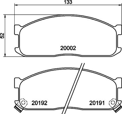 Cobreq N-886 - Гальмівні колодки, дискові гальма autozip.com.ua