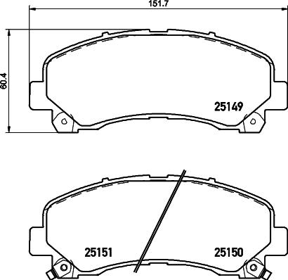 Cobreq N-390 - Гальмівні колодки, дискові гальма autozip.com.ua