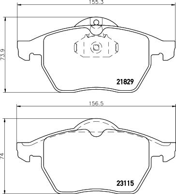 Cobreq N-348 - Гальмівні колодки, дискові гальма autozip.com.ua