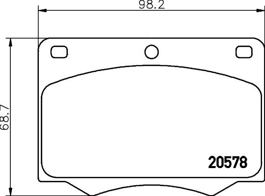 Cobreq N-303 - Гальмівні колодки, дискові гальма autozip.com.ua