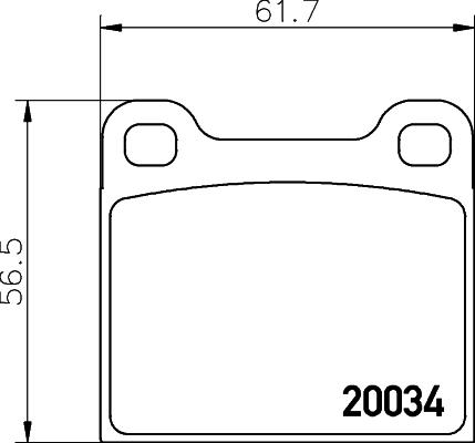 Cobreq N-302 - Гальмівні колодки, дискові гальма autozip.com.ua