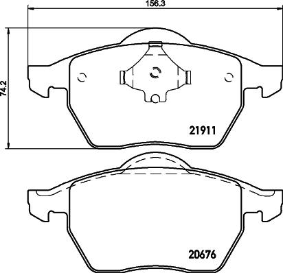 Cobreq N-255 - Гальмівні колодки, дискові гальма autozip.com.ua