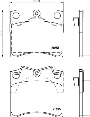 Cobreq N-258 - Гальмівні колодки, дискові гальма autozip.com.ua