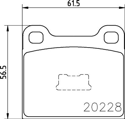 Cobreq N-207 - Гальмівні колодки, дискові гальма autozip.com.ua